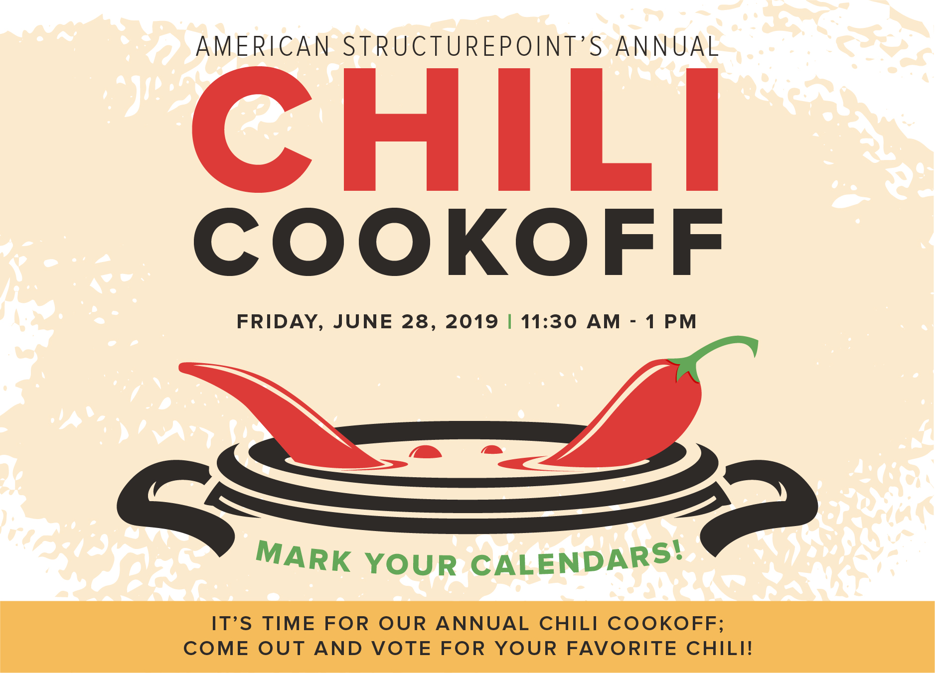 Save the Date Chili Cookoff and Company Picnic